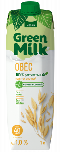 Овсяный напиток Green Milk